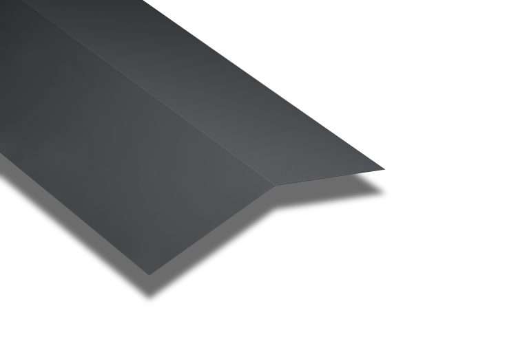 Ridge Flashings in a Polyester Paint Coated Finish - SSAB Greencoat® - Anthracite 3000mm