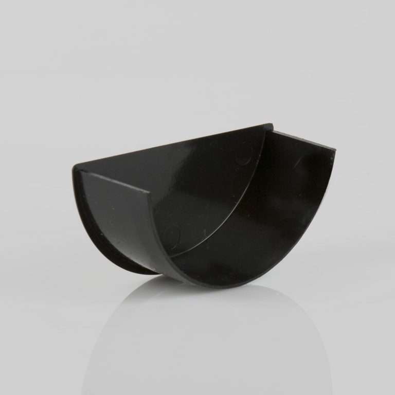 Gutter | 112mm | Brett Martin | Internal Stop End | Black | New | BR046