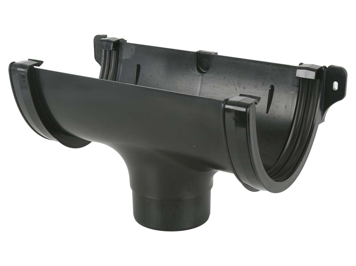 Deepstyle Gutter | 170mm | Brett Martin | Running Outlet | Black | New | BR095