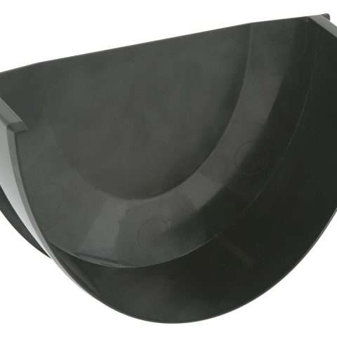 Deepstyle Gutter | 170mm | Brett Martin | Internal Stop-End | Black | New | BR096