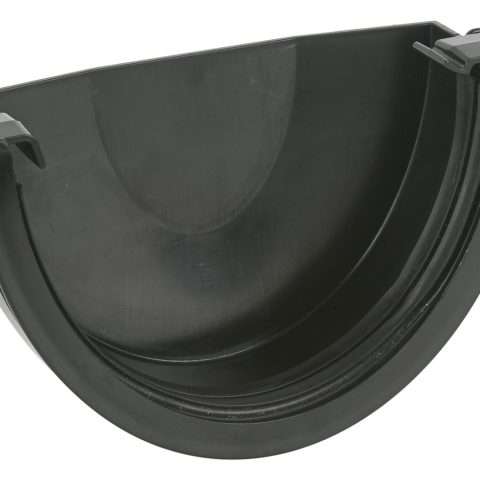 Deepstyle Gutter | 170mm | Brett Martin | External Stop-End | Black | New | BR097