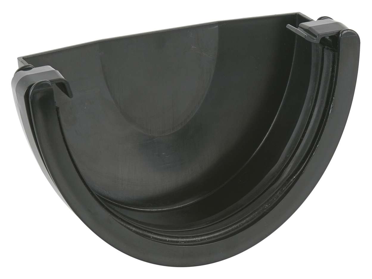 Deepstyle Gutter | 170mm | Brett Martin | External Stop-End | Black | New | BR097