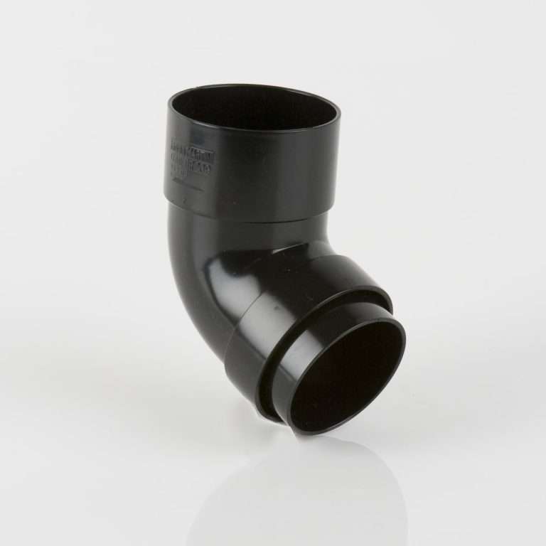 Downpipe | 68mm | Brett Martin | Offset Bend 112.5° | Black | New | BR209