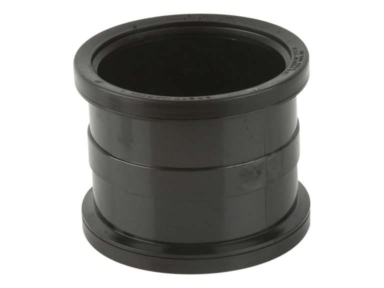 Downpipe | 110mm | Brett Martin | Double Socket Coupling | Black | New | BS406