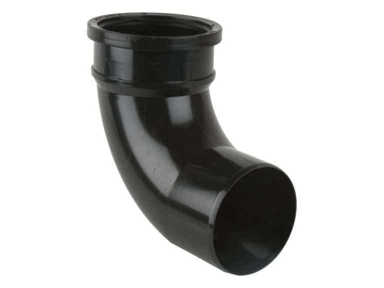 Downpipe | 110mm | Brett Martin | Single-Socket Bend | 92.5° | Black | New | BS420
