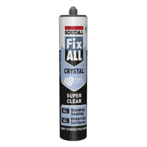 Soudal - Fix ALL Crystal - Adhesive & Sealant - 290ml